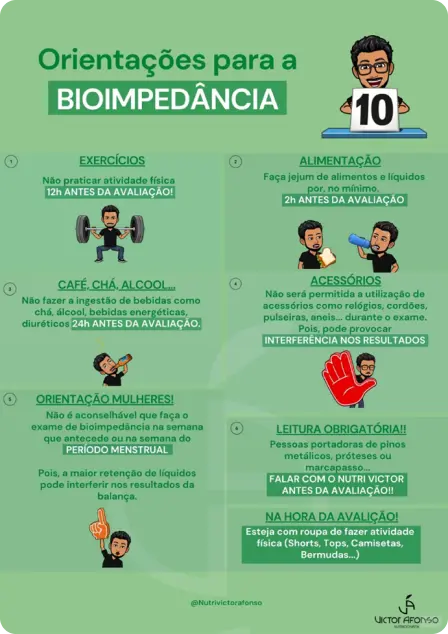 Orientações para Bioimpedância